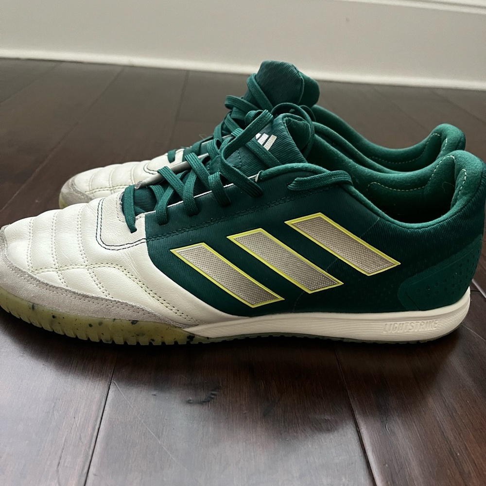 Adidas Copa Sense.3 Indoor Sala Soccer Futbol Size 10.5 Whtie Green Shoes